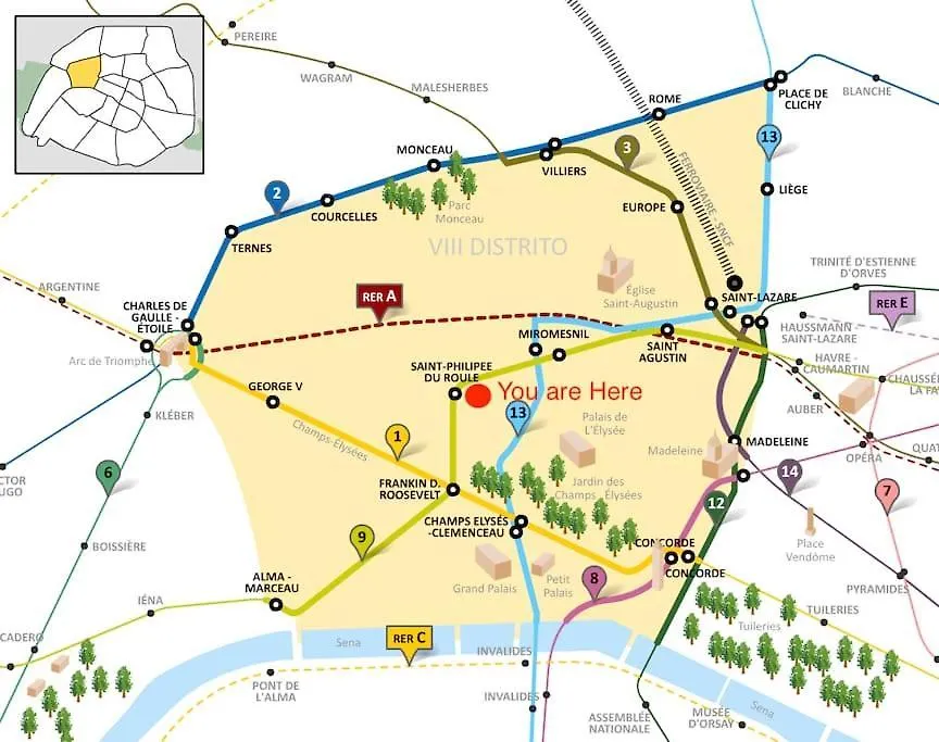 Apartament Cosy Studio Next To The Champs-Elysees Avenue! Paryż Francja